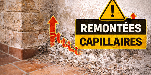 Remontées capillaires à Cabourg (14390) dans le Calvados (14)